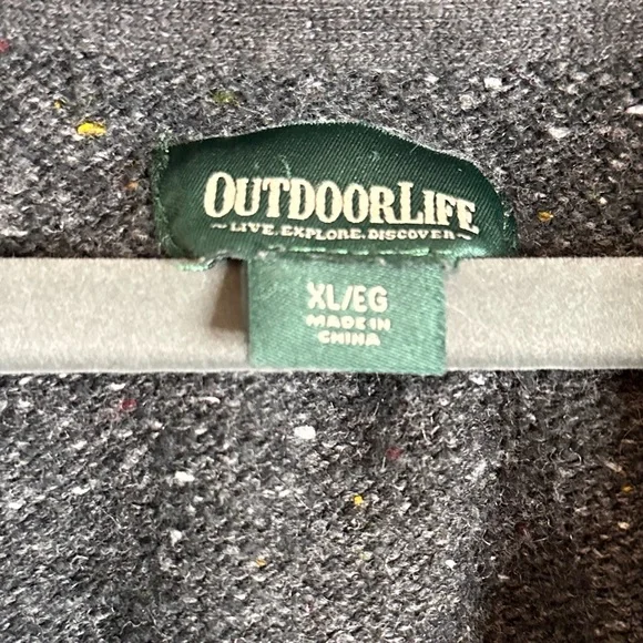 Outdoor Life Half Zip Marled Sweater - Picture 6 of 7